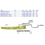 Ауспух 13.16 ALU ЗАДНО ГЪРНЕ VITO /21384/ 13,16/ АУСПУСИ POLMOSTROW